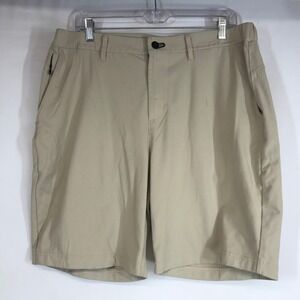 Public Rec All Day Chino Shorts Mens Khaki Flat Front Size 36